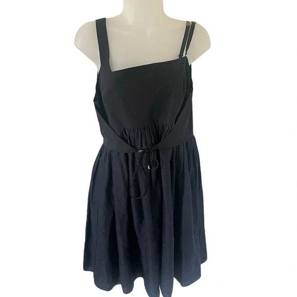 Proenza Schouler Black Cotton Silk Mini Dress - Picture 8 of 10